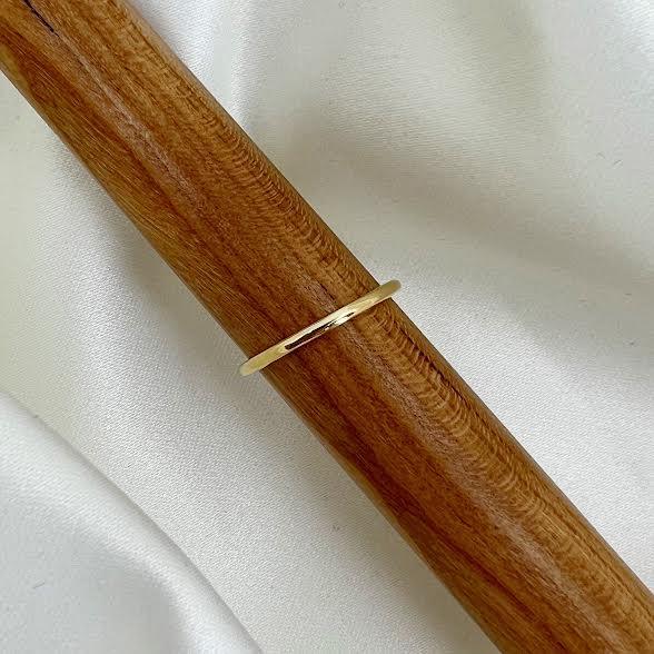 18 karat Yellow Gold Band, Polished