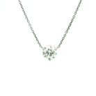 2.03ct Platinum Solitaire Pendant