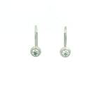 Platinum Diamond Drop Earrings