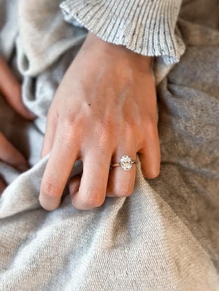 2.65 CT Oval Solitaire Ring