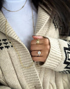 Yellow Gold and Diamond 4mm Satin Band
