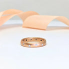 Matte Finished Rose Gold Scatter Band