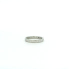 Platinum Diamond Hammered Eternity Band