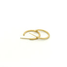 18 karat Yellow Gold Hoop Earrings, Small
