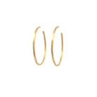 18 karat Yellow Gold Hoop Earrings, Large