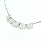 Platinum Fringe Necklace