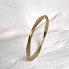 18 karat Yellow Gold and Scattered Diamond Bangle, 0.37 CT