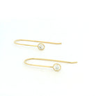 18 karat Yellow Gold and Diamond Medium Drop Earrings
