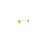 18 karat Yellow Gold Small  Disc Earrings