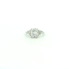 Three Stone 3.01 CT Cushion Diamond RIng