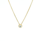 Yellow Gold M&M Diamond Pendant