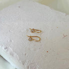 18 karat Yellow Gold and Diamond Earrings