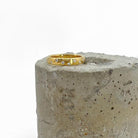 Yellow Gold and Diamond Scatter Band