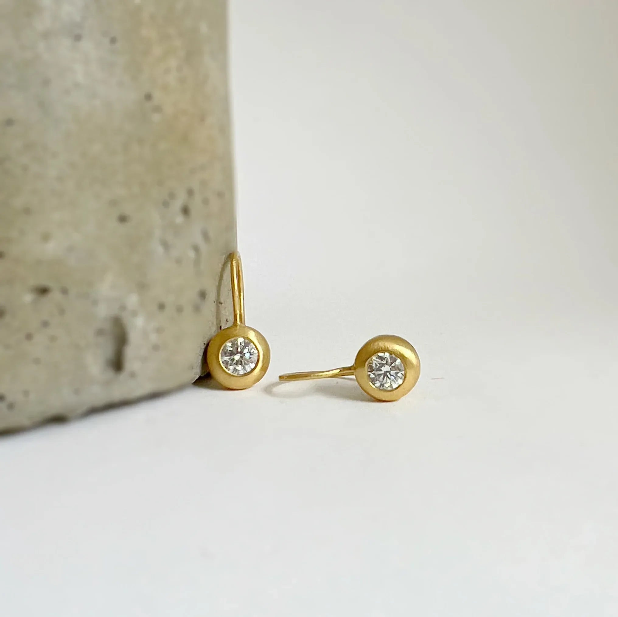 Studio Collection: Gold Diamond Drop Earrings