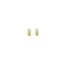 Yellow Gold Tiny Sticks with Diamonds
