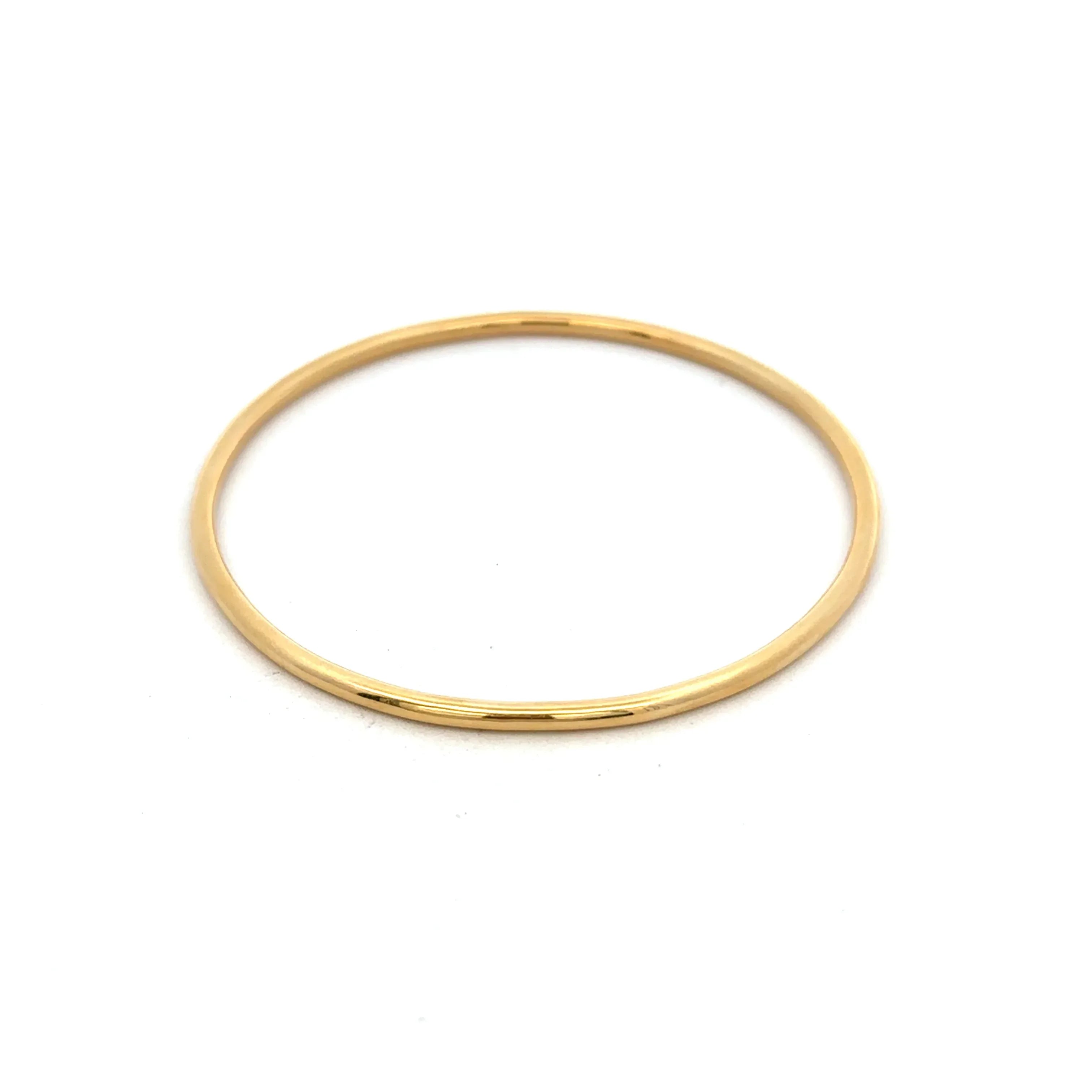 Yellow Gold High Polish Bangle