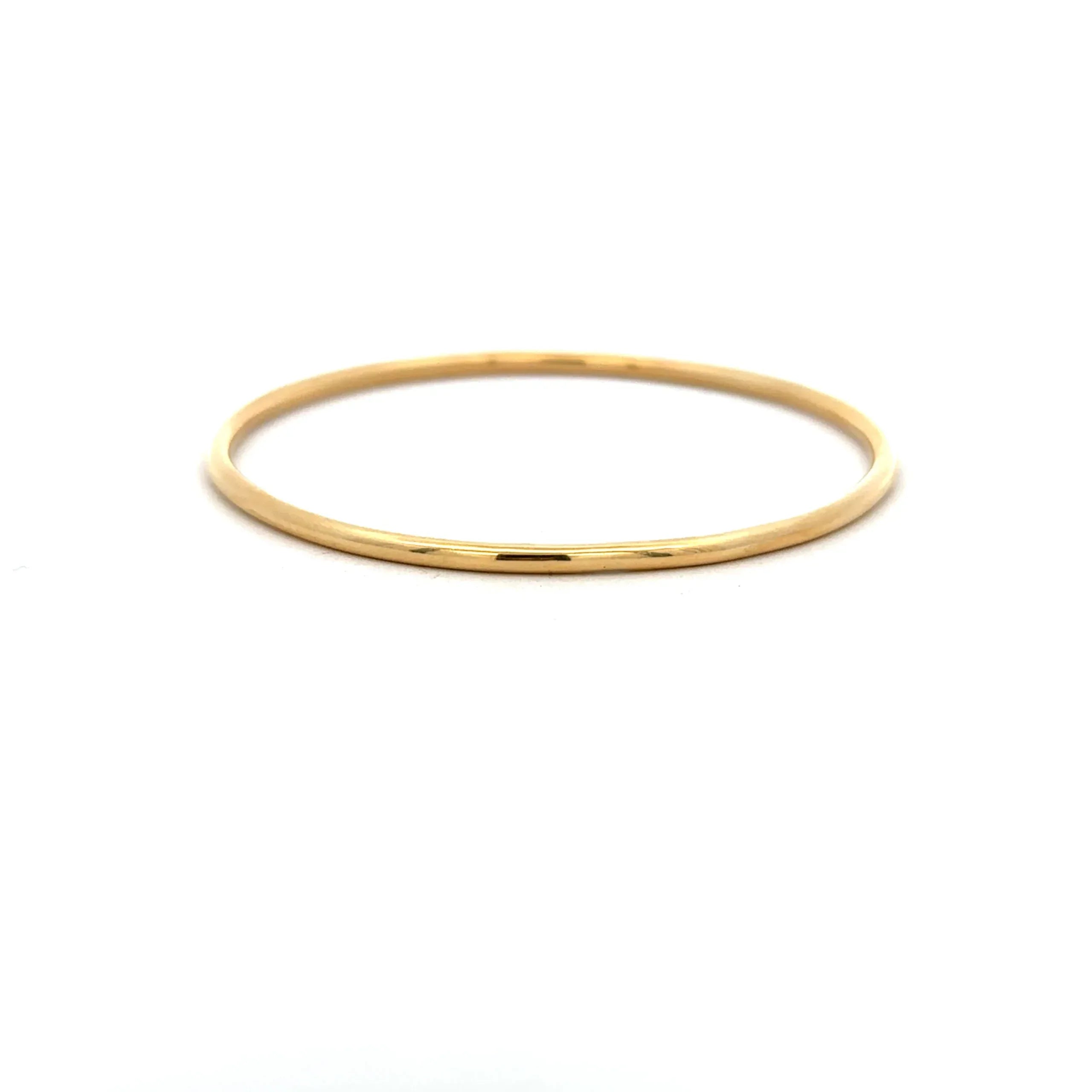 Yellow Gold High Polish Bangle