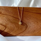 18 karat Yellow Gold Petite Disc Pendant