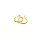 18 karat Yellow Gold Hoop Earrings, Small