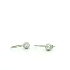 Platinum Diamond Drop Earrings