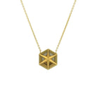 Ruthie Murray Hex Gold Slide Locket