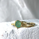 18 karat Yellow Gold Band, Satin