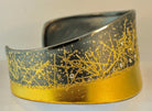 Zobel 24ky Oxidized sterling silver cuff