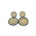 Mixed Metals and Diamond Earrings