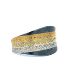 Colorful Diamond Tapered Cuff