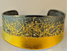 Zobel 24ky Oxidized sterling silver cuff