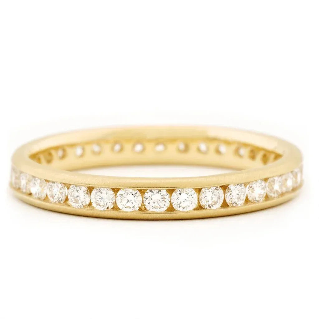 Classic Channel Set Band - Full Diamond -18KW