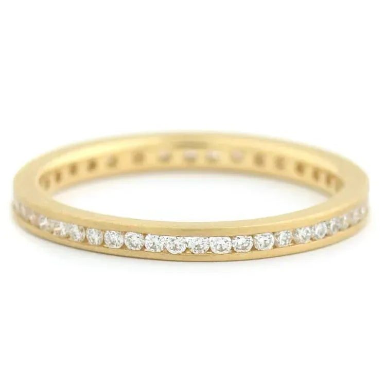 Mini Eternity Band - Full Diamond -18KW
