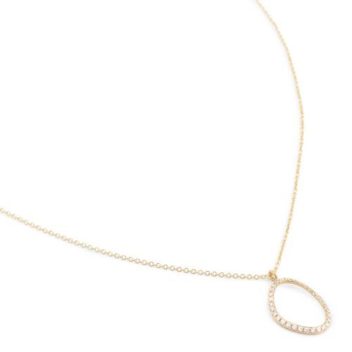 Open 'Lilydust' Necklace - 18K Yellow Gold