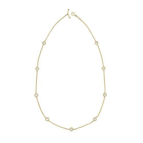 Paul Morelli Yellow Gold Stone Chain Necklace