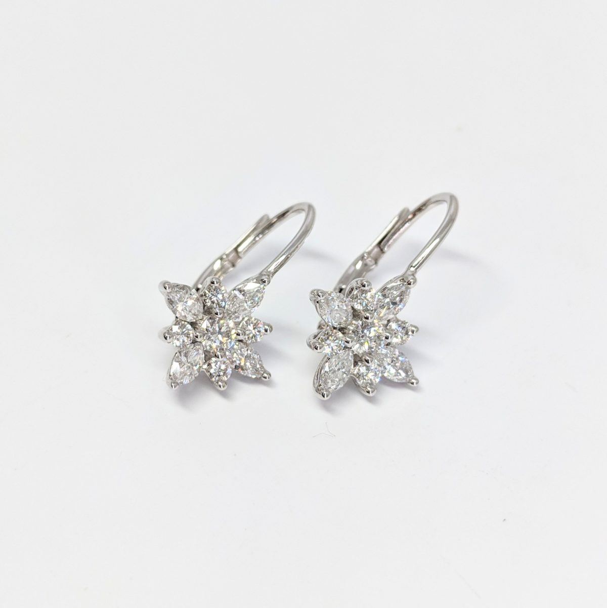 Kwiat Diamond Star Drop Earrings