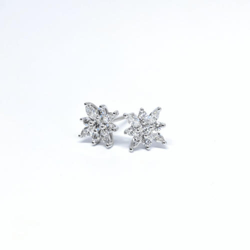 Kwiat Diamond Star Stud Earrings