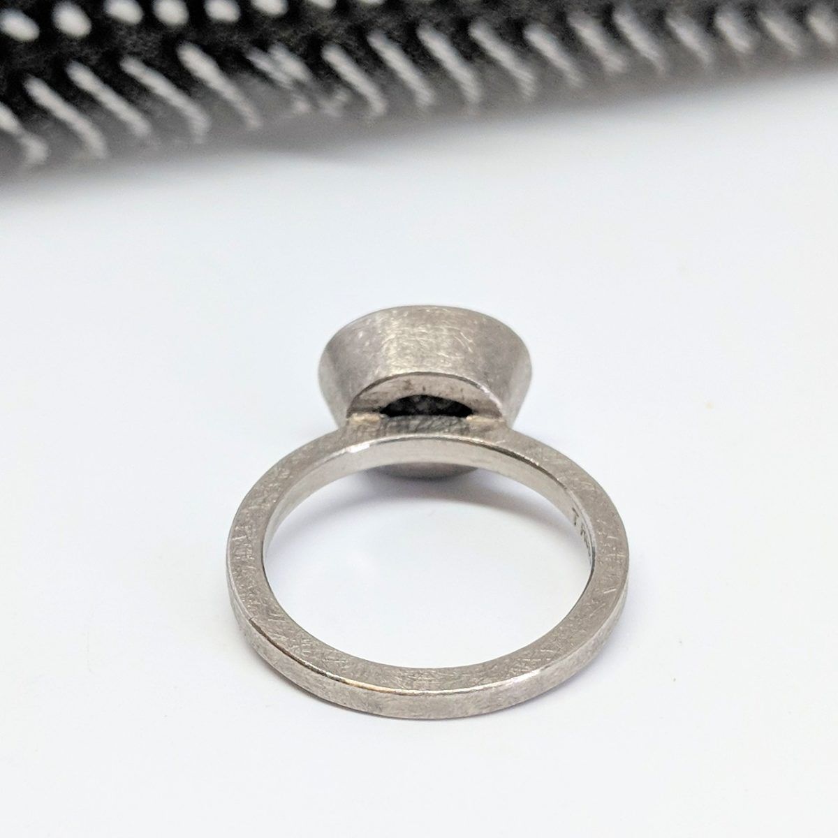 Black Diamond Handforged Halo Ring