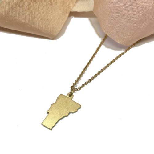 Vermont State Necklace Charm