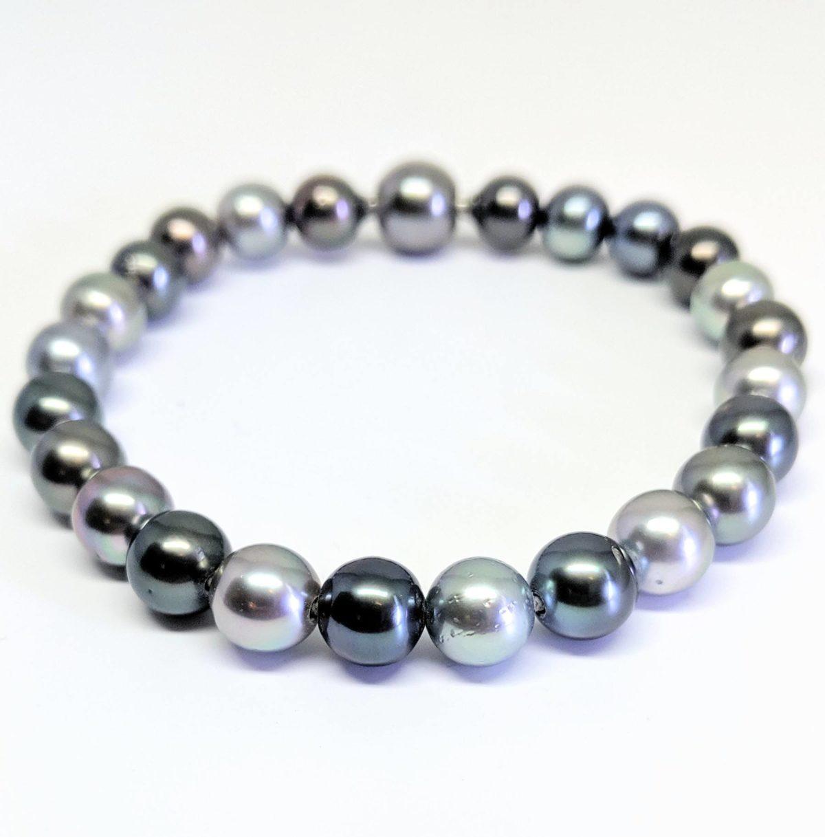 Stretch Pearl Bracelet With Vario Clasp