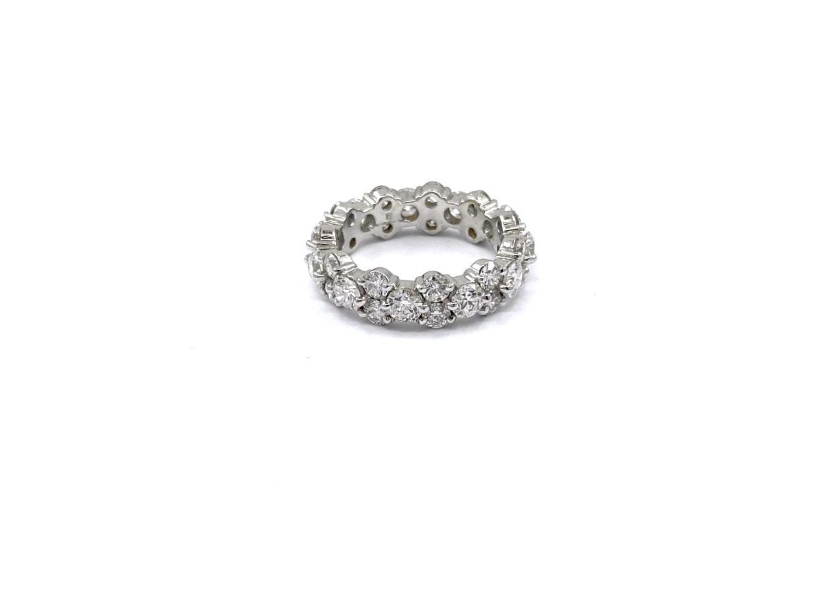 White Gold and Diamond Eternity Band