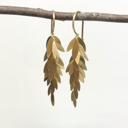 18 karat "Golden Leaf" Earrings