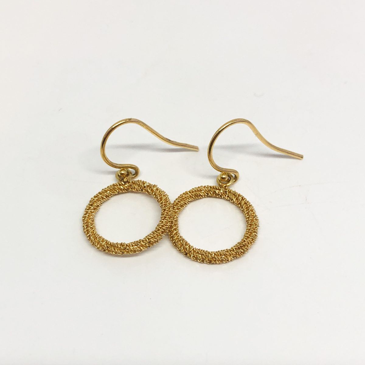 Stardust' Small Circle Earring