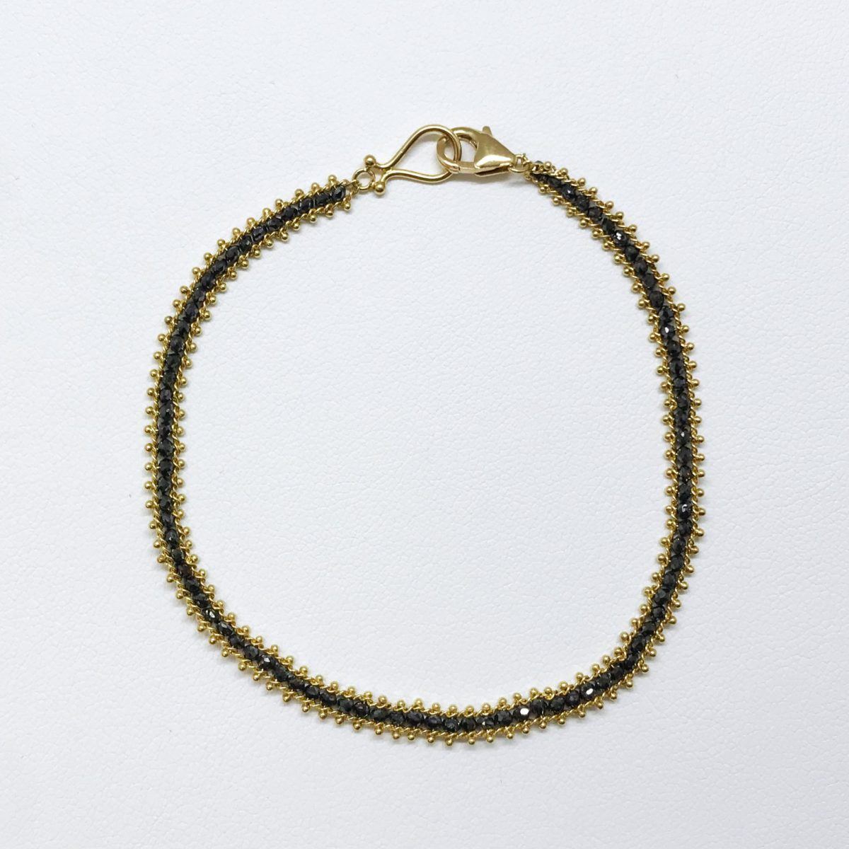 Black Diamond Textile Line Bracelet