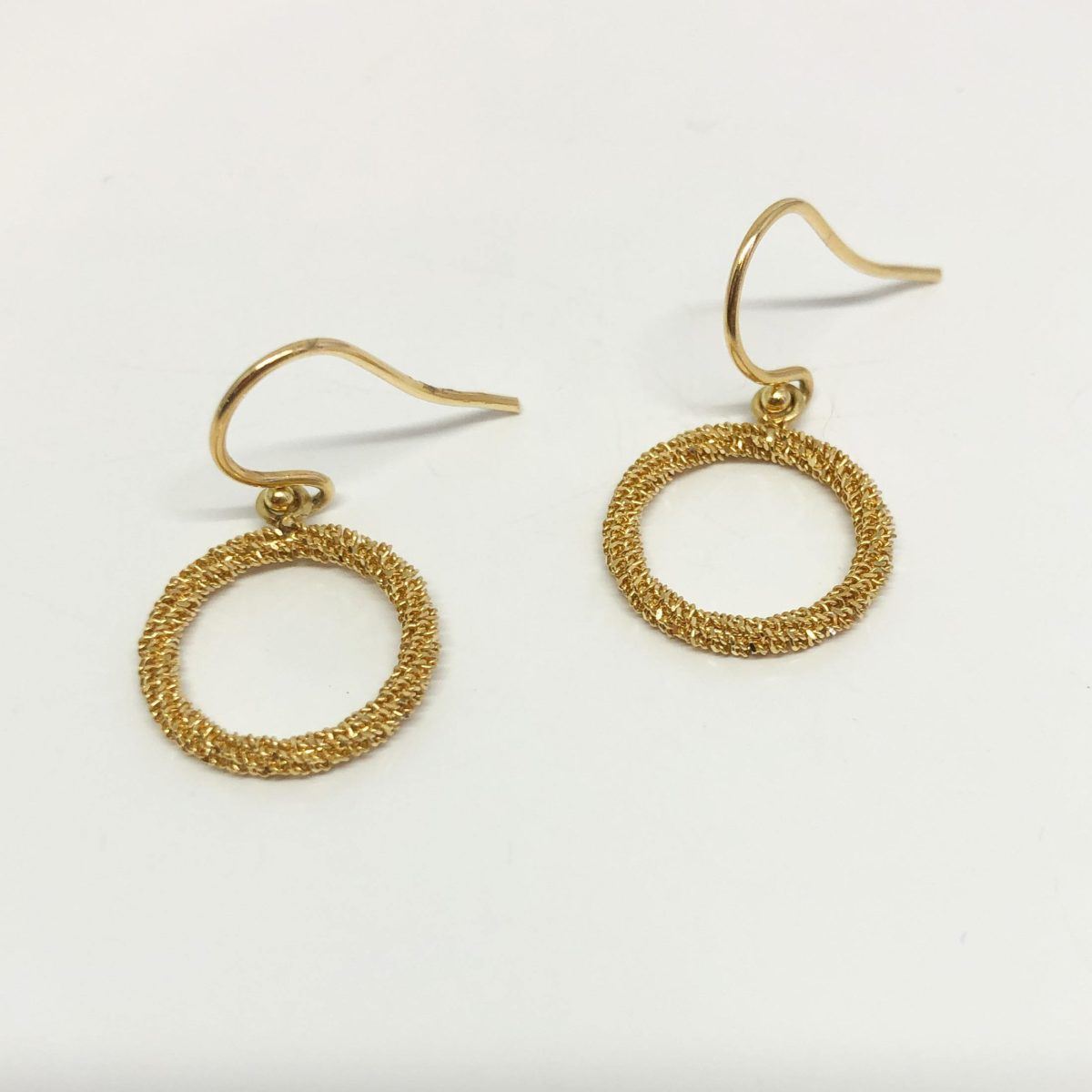 Stardust' Small Circle Earring