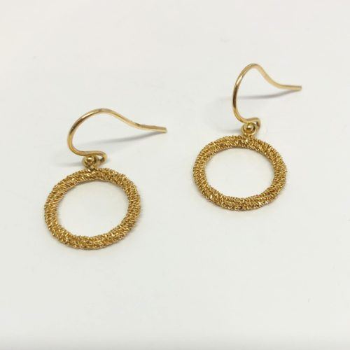 Stardust' Small Circle Earring