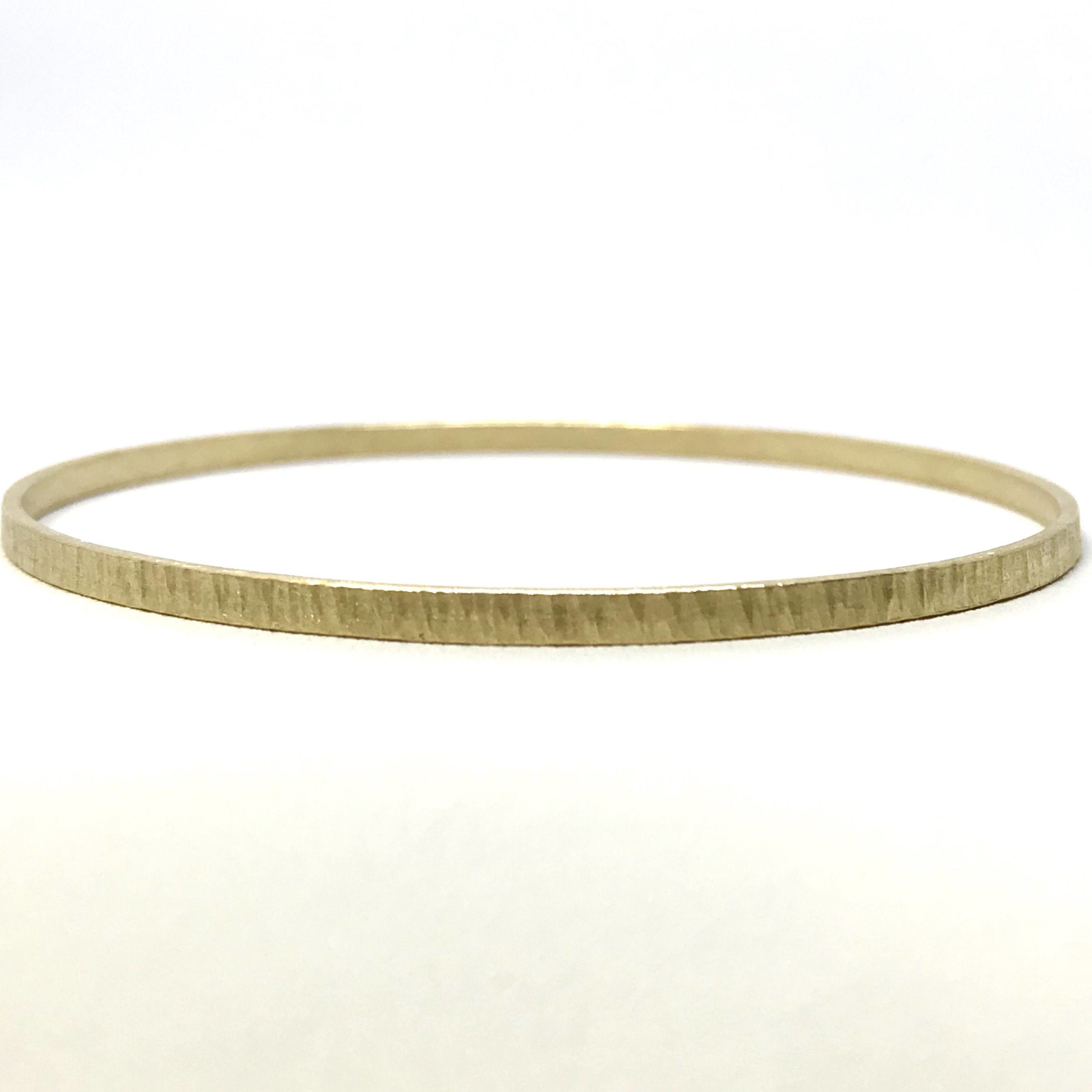 Textured Gold Bangle