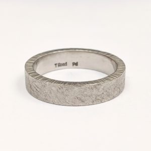 Handforged 5mm Palladium Men's Band