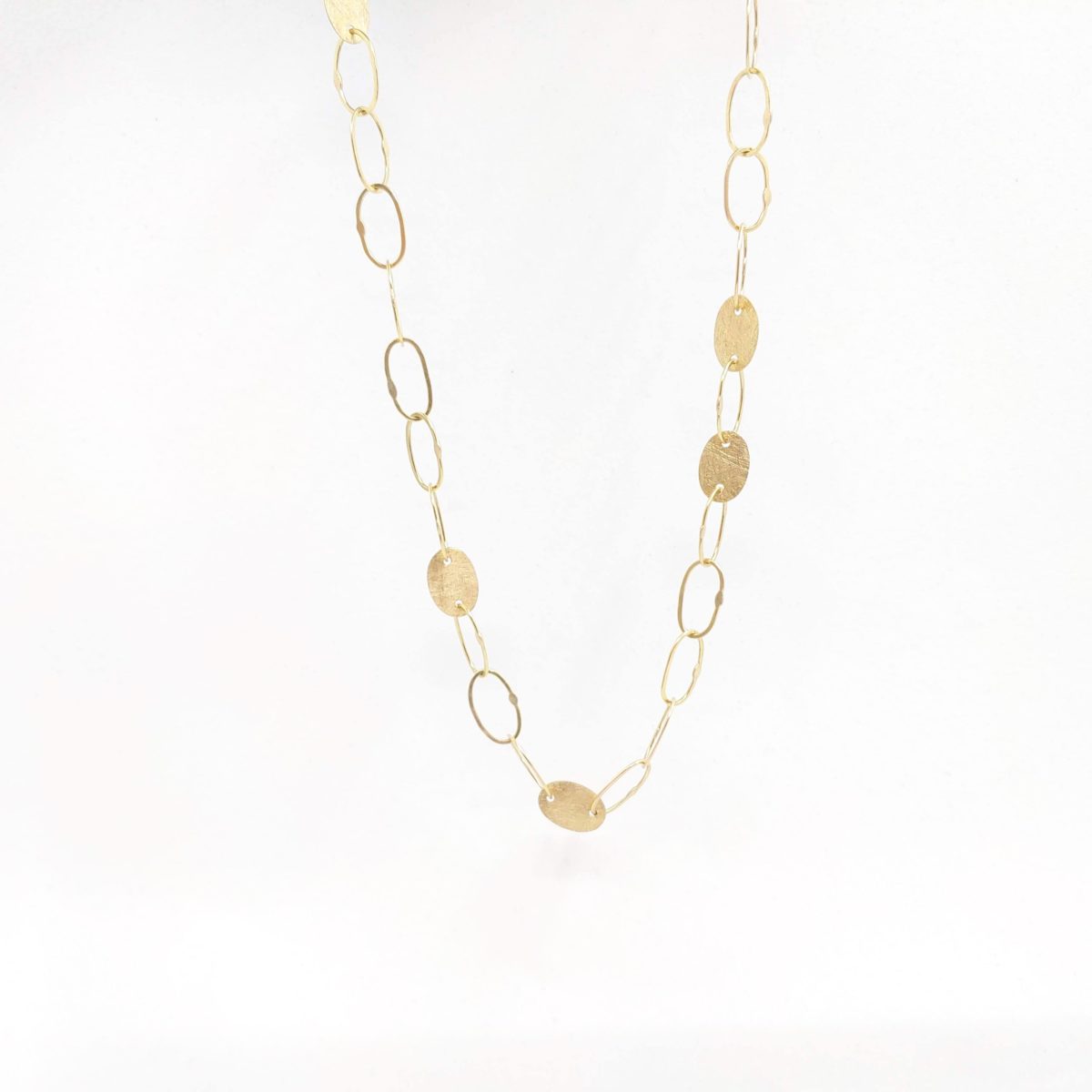 Oval Links with Elements Necklace