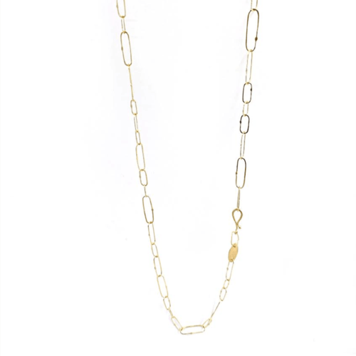 Yellow Gold Elongated Link Chain