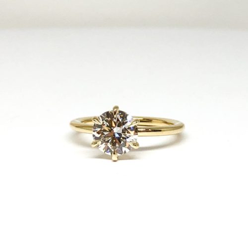 1.51 CT Solitaire  set in 6 Prongs
